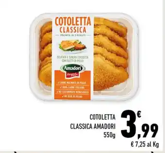 Conad COTOLETTA CLASSICA AMADORI 550g offerta