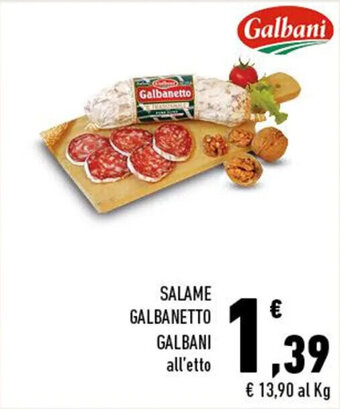 Conad SALAME GALBANETTO GALBANI offerta