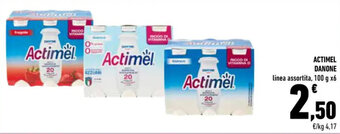 Conad ACTIMEL DANONE linea assortita, 100 g x6 offerta