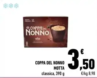 Conad COPPA DEL NONNO MOTTA classica, 390 g offerta