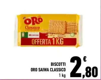 Conad BISCOTTI ORO SAIWA CLASSICO 1 kg offerta