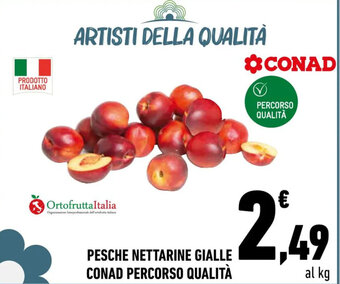 Conad PESCHE NETTARINE GIALLE CONAD PERCORSO QUALITÀ offerta