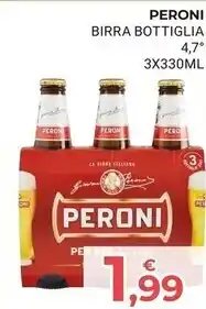 Eté Peroni birra bottiglia 4,7 offerta