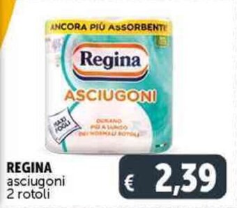 Deco Supermercati REGINA asciugoni 2 rotoli offerta