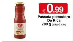 Sì con te Passata pomodoro De Rica offerta