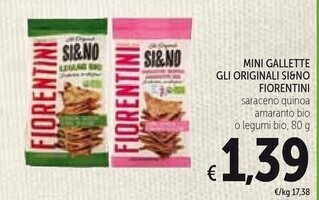 Fiorentini mini gallette gli originali si&no