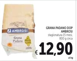 Spazio Conad Ambrosi grana padano dop offerta