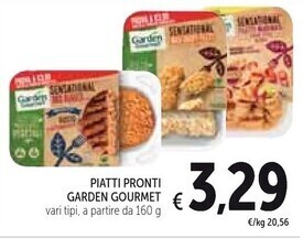 Garden gourmet piatti pronti