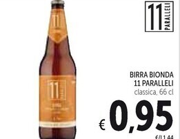 Spazio Conad 11 paralleli birra bionda offerta