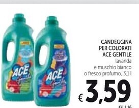 Spazio Conad Ace gentile candeggina per colorati offerta