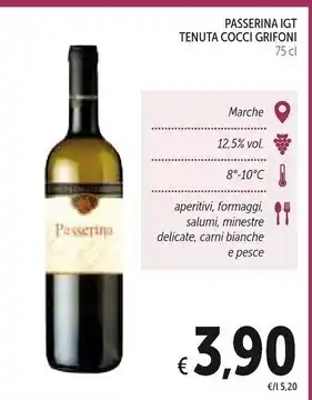 Spazio Conad Tenuta cocci grifoni - passerina igt offerta