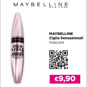 Acqua & Sapone MAYBELLINE Ciglia Sensazionali mascara offerta