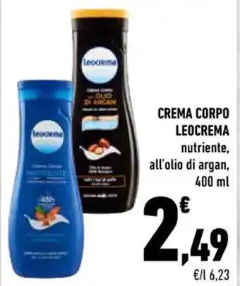 Conad CREMA CORPO LEOCREMA 400 ml offerta