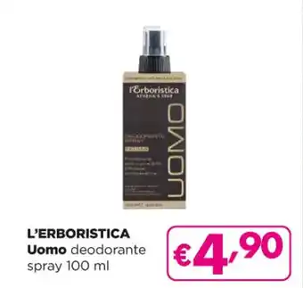 Acqua & Sapone L'ERBORISTICA Uomo deodorante spray 100 ml offerta
