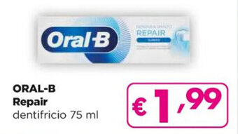 Acqua & Sapone ORAL-B Repair dentifricio 75 ml offerta