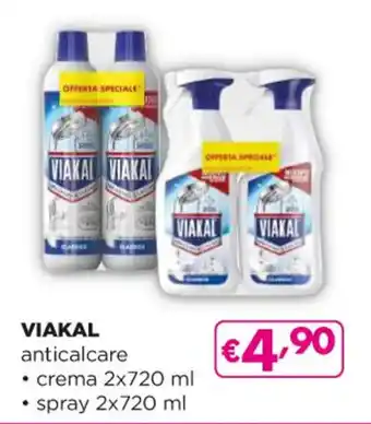 Acqua & Sapone VIAKAL anticalcare • crema 2x720 ml • spray 2x720 ml offerta