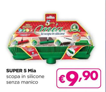 Acqua & Sapone SUPER 5 Mia scopa in silicone senza manico offerta