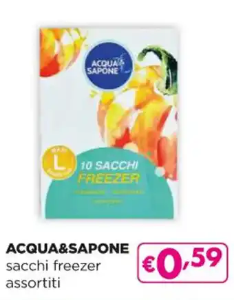 Acqua & Sapone ACQUA & SAPONE sacchi freezer assortiti offerta