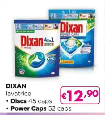 Acqua & Sapone DIXAN lavatrice • Discs 45 caps • Power Caps 52 caps offerta