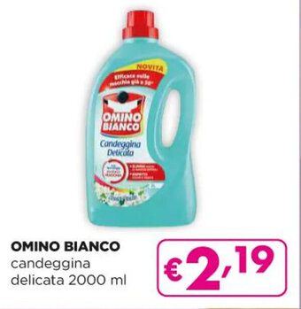 Acqua & Sapone OMINO BIANCO candeggina delicata 2000 ml offerta