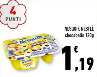 Conad NESQUIK NESTLÈ chocoballs 120g offerta
