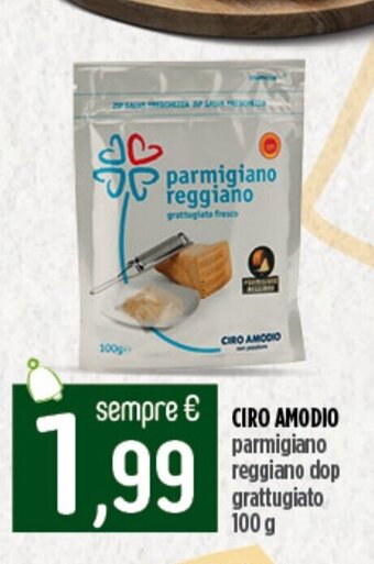 Ciro Amodio CIRO AMODIO parmigiano reggiano dop grattugiato 100 g offerta