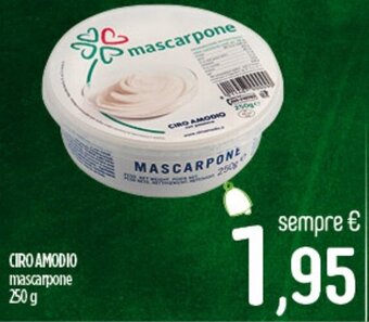 Ciro Amodio CIRO AMODIO mascarpone 250 g offerta