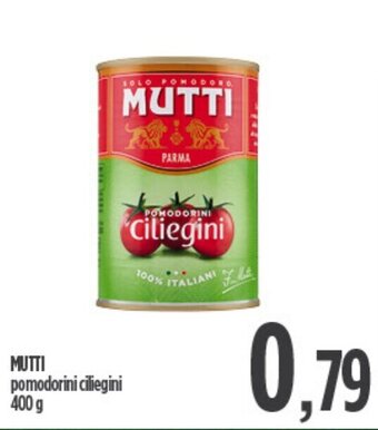 Ciro Amodio MUTTI pomodorini ciliegini 400 g offerta