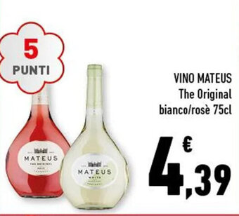 Conad VINO MATEUS The Original bianco/rose 75cl offerta