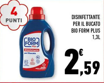 Conad DISINFETTANTE PER IL BUCATO BIO FORM PLUS 1,3L offerta