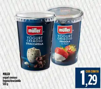 Ciro Amodio MULLER yogurt cremoso fragola/stracciatella 500 g offerta