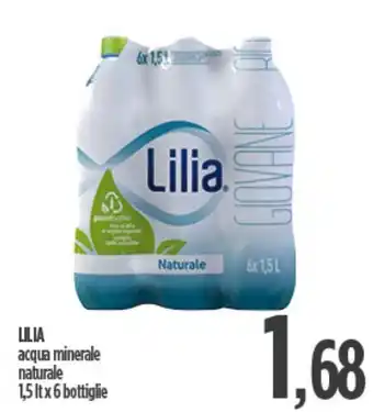 LLIA acqua minerale naturale 1,5 lt x 6 bottiglie