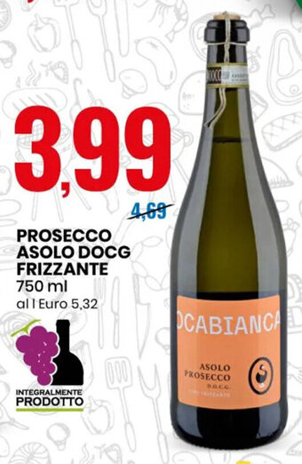 Eurospin PROSECCO ASOLO DOCG FRIZZANTE 750 ml offerta