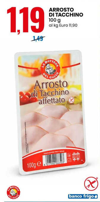 Eurospin ARROSTO DI TACCHINO 100 g offerta