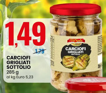Eurospin CARCIOFI GRIGLIATI SOTTOLIO 285 g offerta
