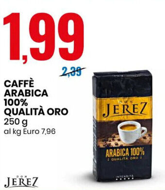 Eurospin CAFFÈ ARABICA 100% QUALITÀ ORO 250 g offerta