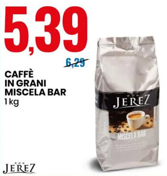Eurospin CAFFÈ IN GRANI MISCELA BAR 1kg offerta