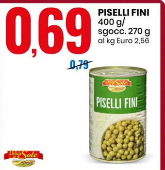Eurospin PISELLI FINI 400 g/ sgocc. 270 g offerta