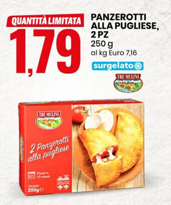 Eurospin PANZEROTTI ALLA PUGLIESE, 2 PZ 250 g offerta