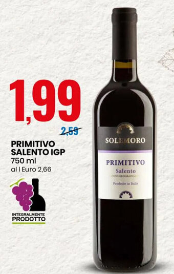 PRIMITIVO SALENTO IGP 750 ml