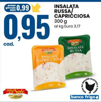 Eurospin INSALATA RUSSA/ CAPRICCIOSA 300 g offerta