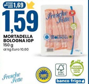 MORTADELLA BOLOGNA IGP 150 g