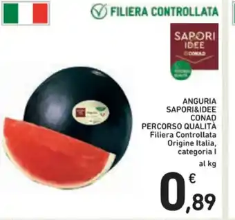 Spazio Conad ANGURIA SAPORI&IDEE CONAD PERCORSO QUALITÀ offerta
