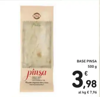 Spazio Conad BASE PINSA 500 G offerta