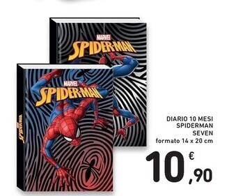 Conad Superstore Seven marvel diario 10 mesi spiderman offerta