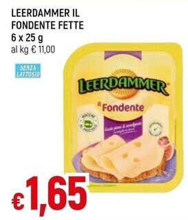 Famila Leerdammer il fondente fette offerta