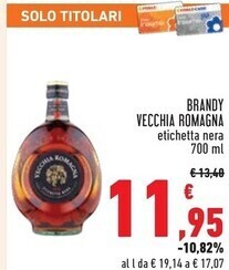 Conad Superstore Vecchia romagna brandy offerta