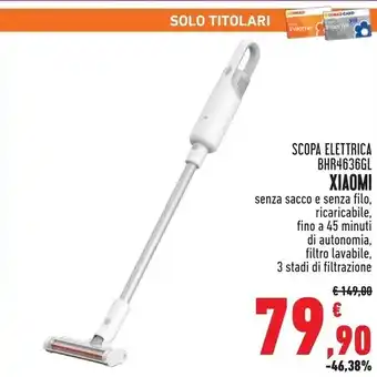 Conad Superstore Xiaomi scopa elettrica bhr4636gl offerta