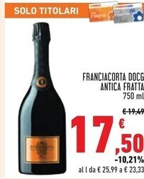 Conad Superstore Antica fratta - franciacorta docg offerta