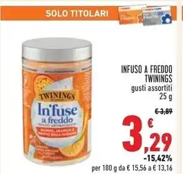 Conad Superstore Twinings infuso a freddo offerta